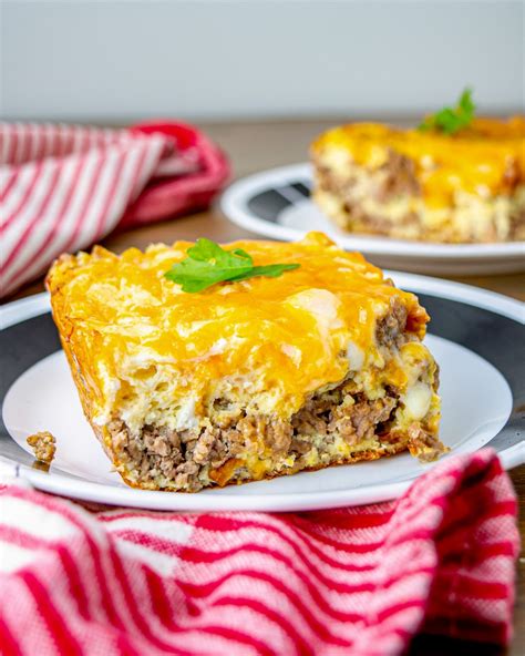 Low Carb Bacon Cheeseburger Casserole Cheekykitchen