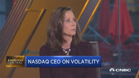 Nasdaq Ceo On Earnings Volatility And Ipos