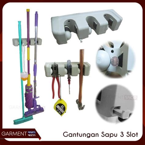 Gantungan Sapu Pel Slot Hook Magic Mop Holder Lazada Indonesia