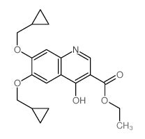 6 7 Bis Ciclopropilmetoxi 4 Oxo 1H Quinolina 3 Carboxilato De Etilo