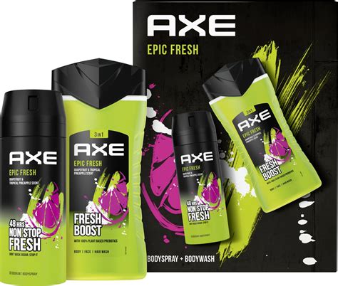 Axe Epic Fresh Duo Set Ml Ml Cadeau Voor Man Bol