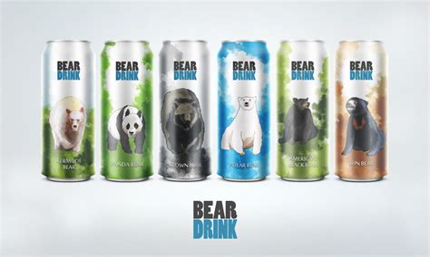 Bear Drink On Behance