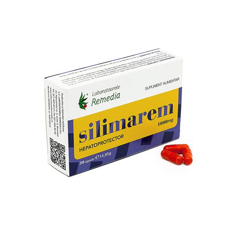 Silimarem Hepatoprotector Mg Capsule Remedia Farmacia Tei