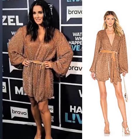 Kyle Richards Bronze Beaded Dress In 2024 Beaded Dress Kyle
