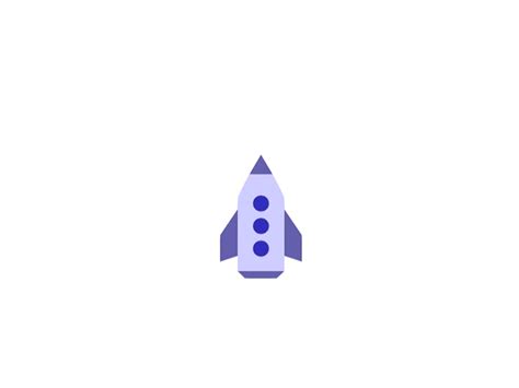 Rocket gif by Anastasia on Dribbble