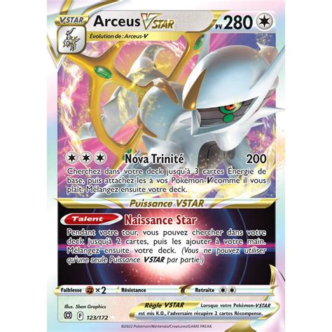 Arceus V Star Ultra Rare Eb Epee Et Bouclier Stars