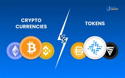 Cryptocurrencies Vs Tokens Is There Any Difference Ideausher