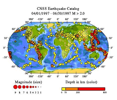 Earthquake Tectonic Plates Map