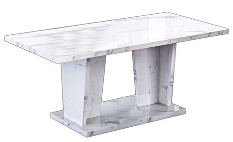 Les Tendances Table Basse Vittoria Blanc 120 LesTendances Fr