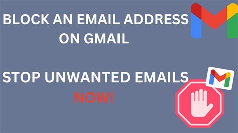 How To Block An Email Address On Gmail Stop Unwanted Emails Now