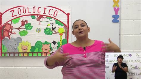 Preescolar Clase 96 Tema El Zoológico Youtube