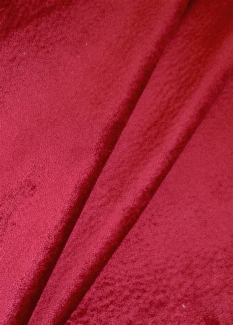 Microfiber Velvet Color Wine Interior Decorating Fabric In A Slight