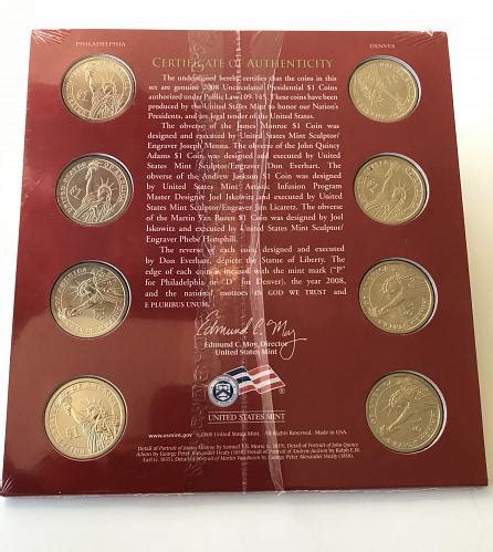 2008 Presidential Mint Set – Steinmetz Coins & Currency