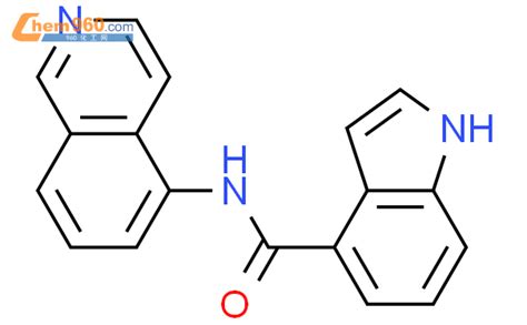 H Indole Carboxamide N Isoquinolinyl Mol