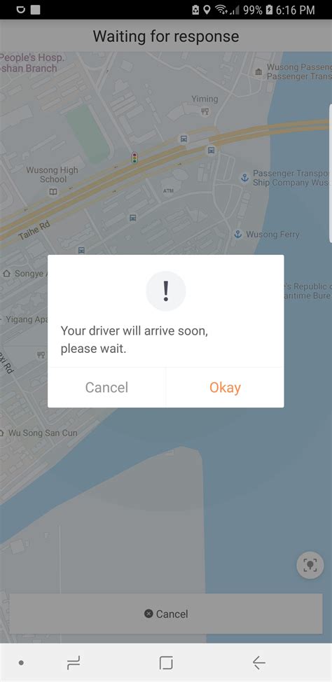 Please don't cancel your trip. Cancel means cancel the trip, okay means