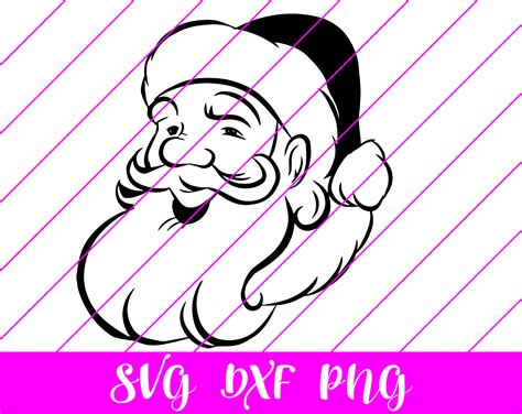 Santa SVG - Free Santa SVG Download - Free Christmas SVG - svg art