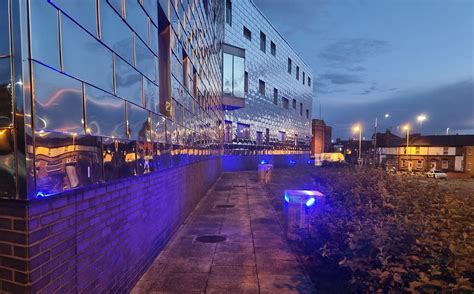 South Liverpool Treatment Centre lights up blue for the NHS 75th Birthday