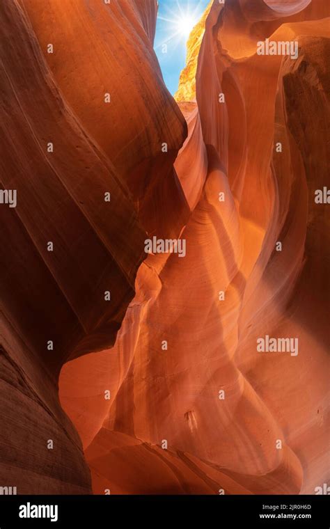 The Beautiful Sandstone Formations Of Antelope Canyon Lake Powell