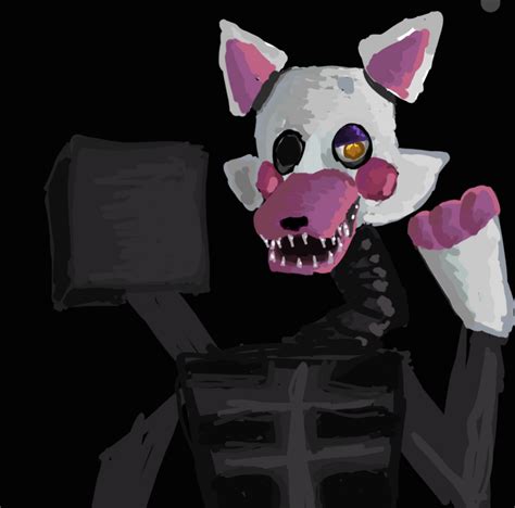 I Got Bored So Heres A Unfinished Drawing Of Mangle I Made In My Notes