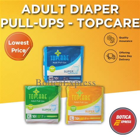 Adult Diaper Pull Ups M L Xl 10s Top Care Shopee Philippines