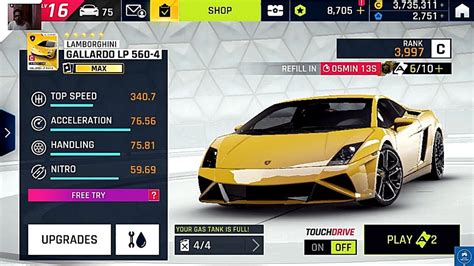 Asphalt Limited Time Event Autumn Racing Lamborghini Gallardo Lp