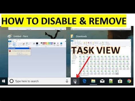 How To Disable And Remove Task View On Windows 11 10 4 Easy Way YouTube