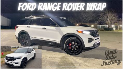 Before And After Ford Explorer St Wrap Job Youtube