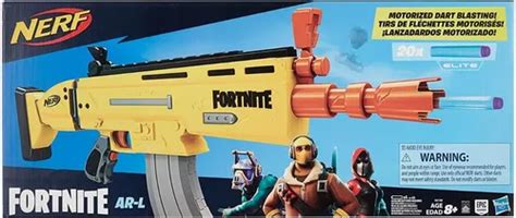 Nerf Lanzadardos Fortnite Ar l Elite Lanzador Motorizado Envío gratis