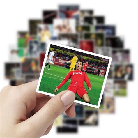 50pcs Soccer Star Graffiti Stickers Diy Luggage Guitar Laptop