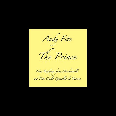 The Prince New Readings From Machiavelli And Don Carlo Gesualdo Da