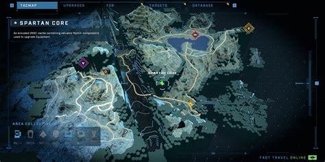 Halo Infinite Spartan Cores Map