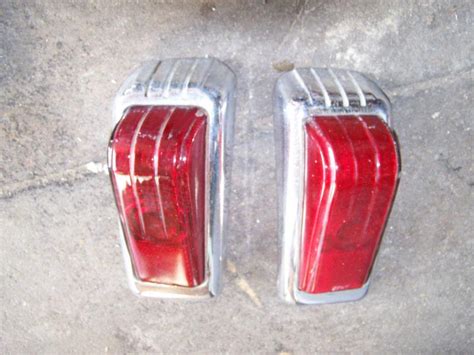 Find 1948 DeSoto Tail Light Lenses And Chrome Bezels Pair In Sherman