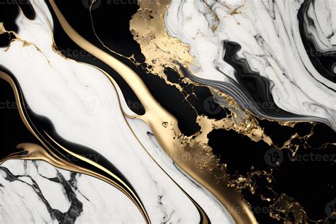elegant black white  gold marble background texture