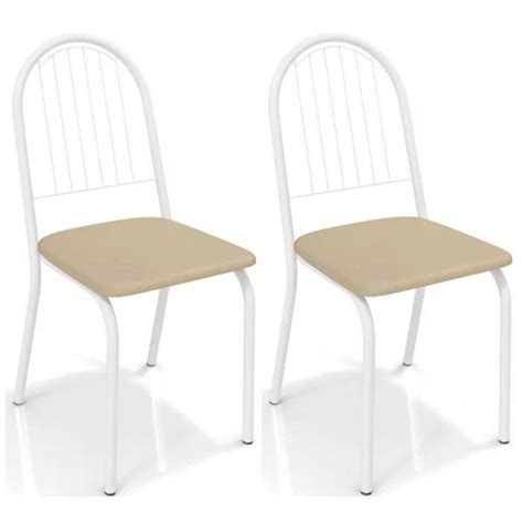 Kit Cadeiras Noruega Branco Nude Kappesberg MadeiraMadeira