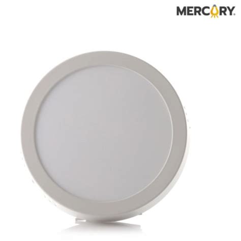 Panel Led Redondo De Sobreponer W Mercury Ipl Luz Blanca Casa