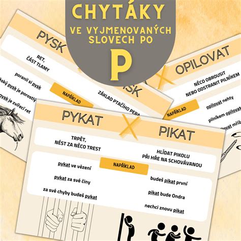 Materi L Vyjmenovan Slova Po P Chyt Ky A Dvojice