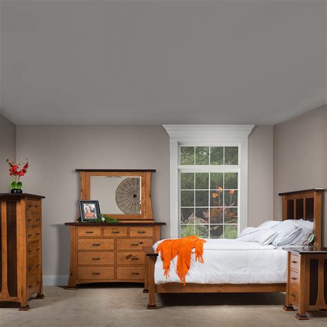 Castella Amish Bedroom Furniture Set Amish Bed And More Cabinfield