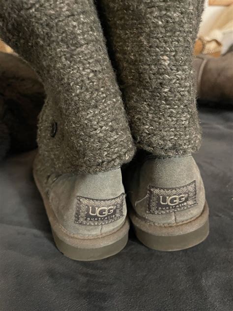 Ugg Australiawomen S Size W Classic Cardy Boot Grey Ebay