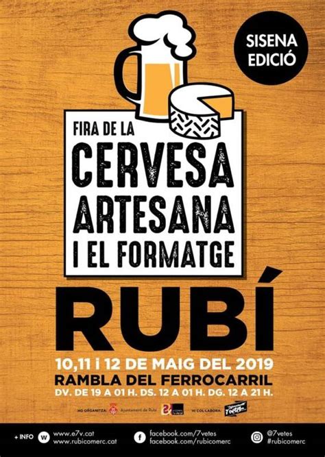 Fira de la Cervesa Artesana i el Formatge a Rubí Fires Catalanes