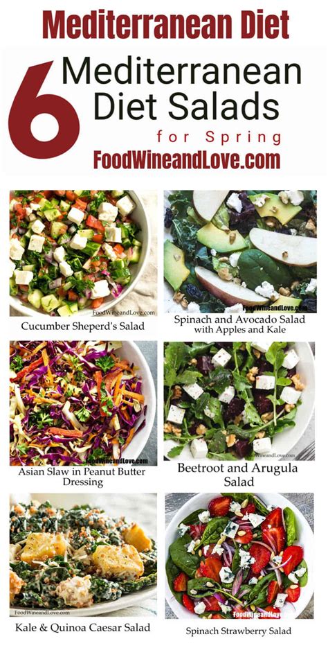 6 Mediterranean Diet Salads For Spring Food Wine And Love