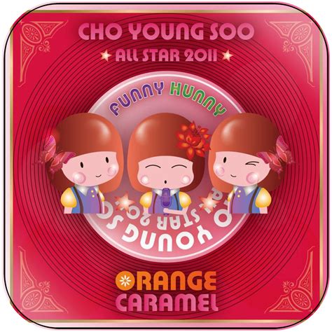 Orange Caramel Funny Hunny Album Cover Sticker