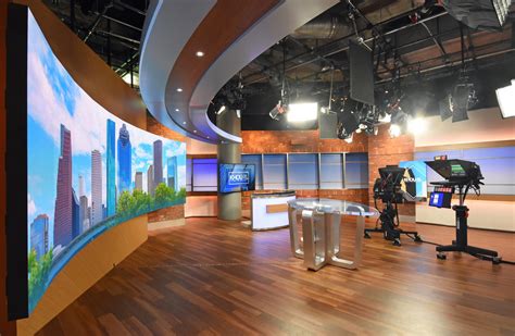 KHOU Broadcast Set Design Gallery