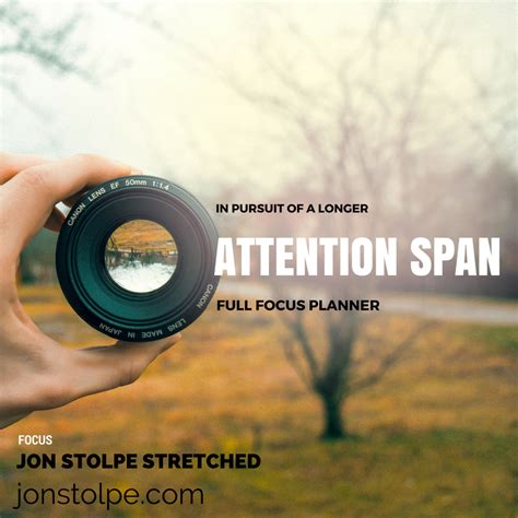 pursuit   longer attention span full focus planner jon stolpe