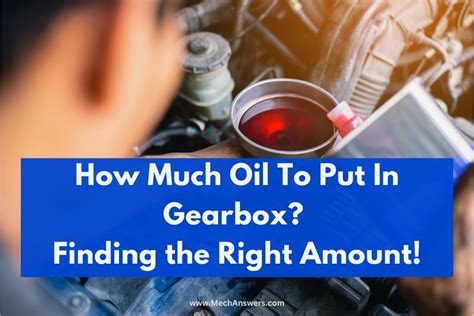 Low Gearbox Oil Symptoms Manual