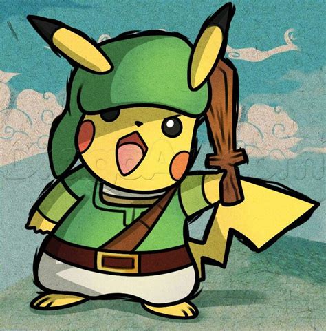 Link Pikachu Wiki Zelda Amino