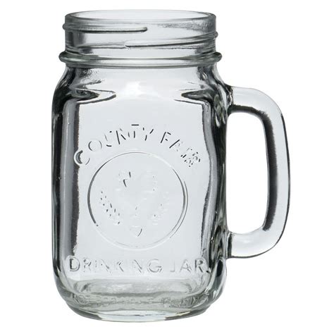 Libbey® 165 Oz Glass Drinking Jar With Handle