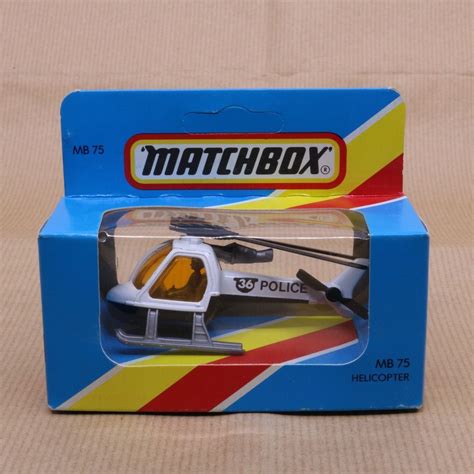 Matchbox Mb 75 Helicopter Police Vaterahu