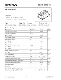 Bsm Gb Dn Siemens Igbt Power Module Half Bridge Including