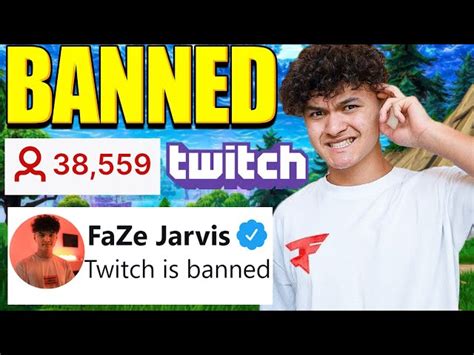 Faze Jarvis Tries To Stream Fortnite Despite His Permanent Ban For A Third Time Gets Caught In