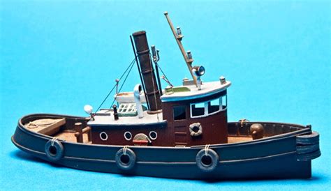 Sea Port Model Works H125 Ho 53 Harbor Steam Tugboat Resin Kit Trainz